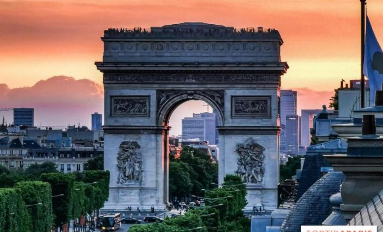 Suite Junior Avec Balcon Et Vue Sur Arc De Triomphe Παρίσι Εξωτερικό φωτογραφία